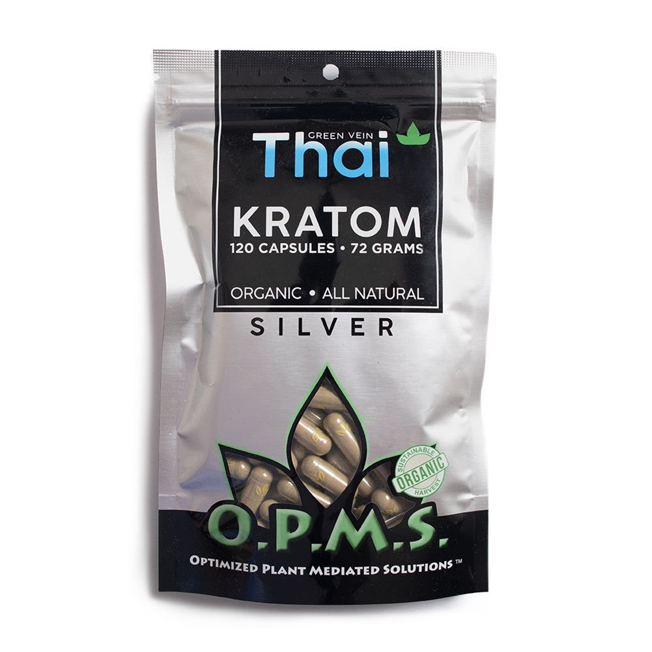 OPMS  Silver 72 grams  120CT capsules