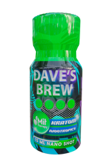 Mit Therapy Fast-Acting Nano Shot | Kratom + Nootropics | Dave’s Brew | 15ml
