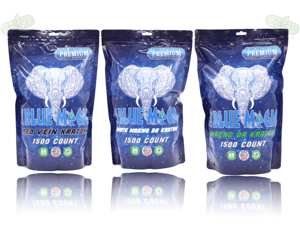 Blue Magic Kratom 1500ct Capsule - KR Sky