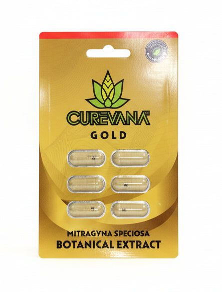 Curevana Gold Botanical Extract Mitragyna Speciosa 6ct