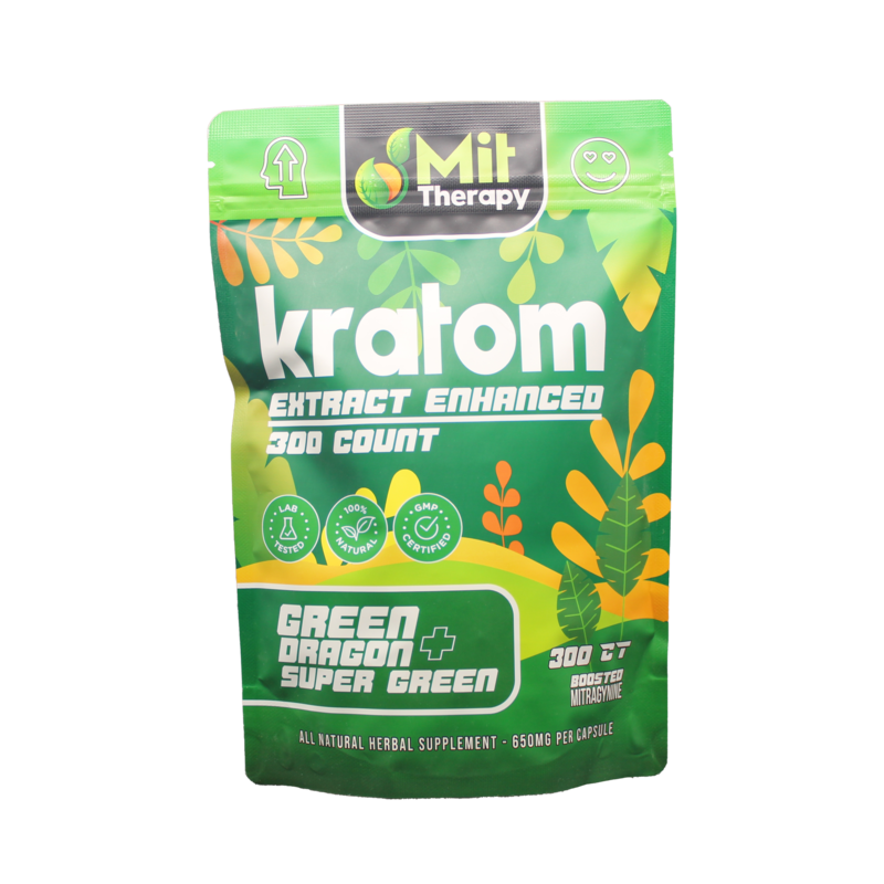 Mit Therapy - 300 Capsules Enhanced Kratom Extract