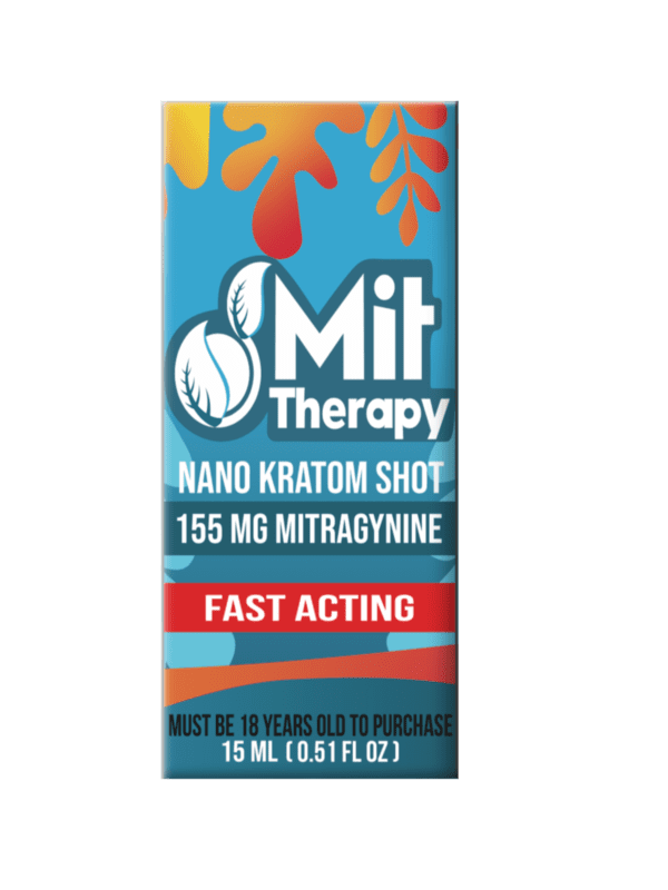 Mit Therapy Fast-Acting Nano Kratom Shot | 155mg Mitragynine | 15ml