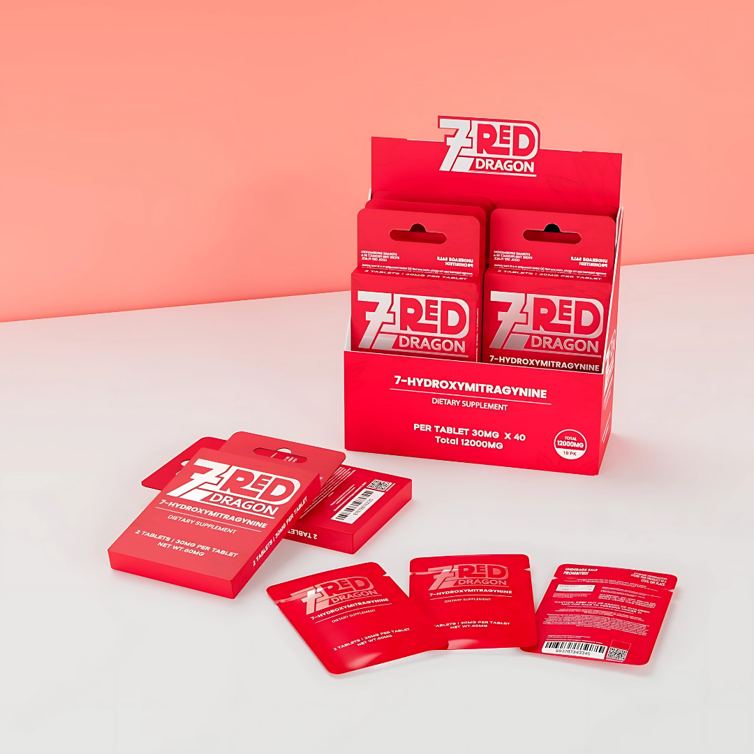 7 Red Dragon 7-OH Tablets 120mg 4ct