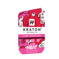 Straight Heat Kratom Extract Tablets 200mg Each 3ct Pack