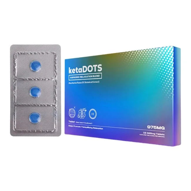 ketaDOTS Euphoric Relaxation Blend Tablets 325mg Per Tab 3 ct