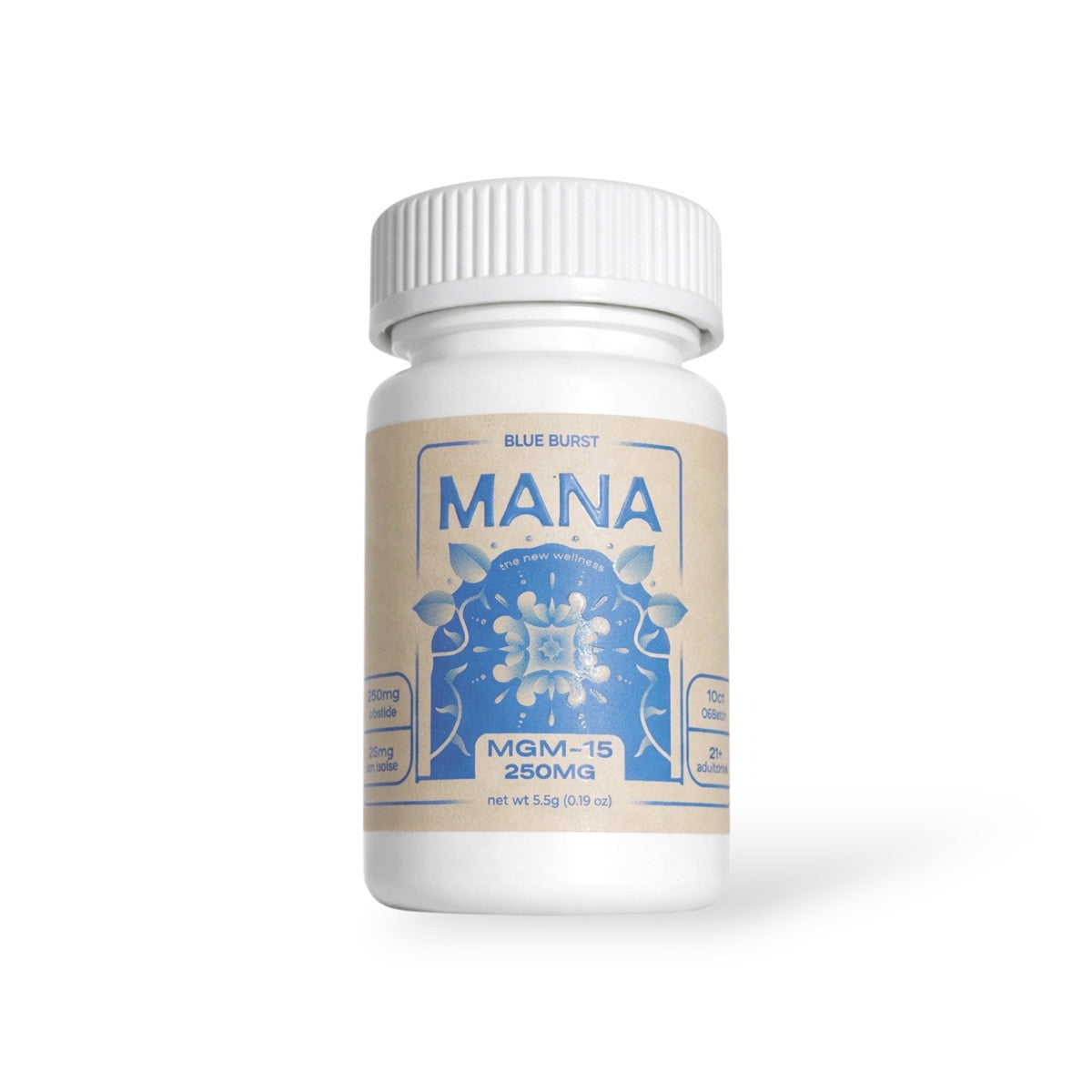 MANA MGM-15 Kratom Chewable Tablets 25mg Per Tablet 10ct