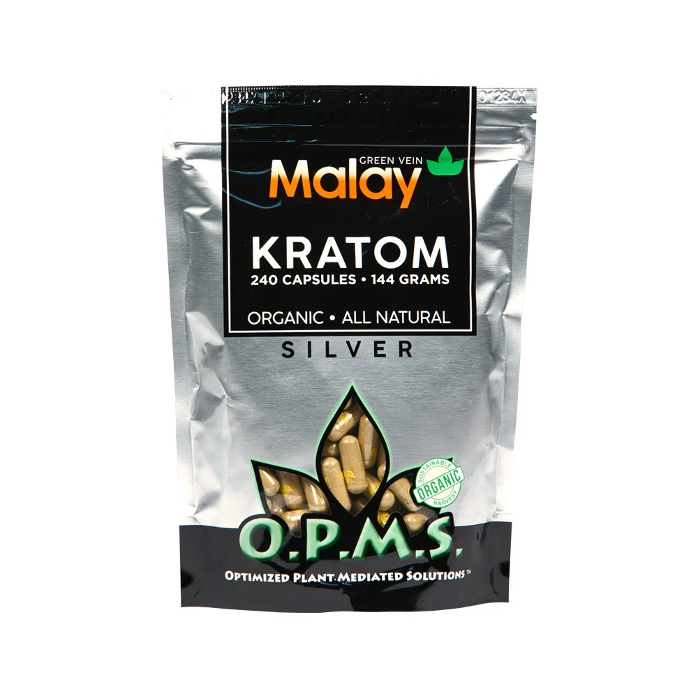 OPMS Silver – Green Vein MALAY 240 capsule 144 Grams