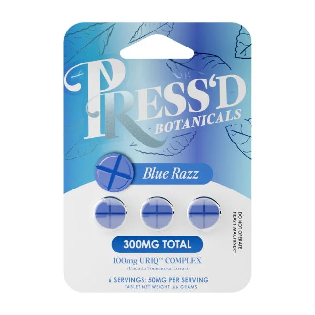 PRESS'D Botanicals URIQ Complex Chewable Tablets 100mg Per Tablet 3ct
