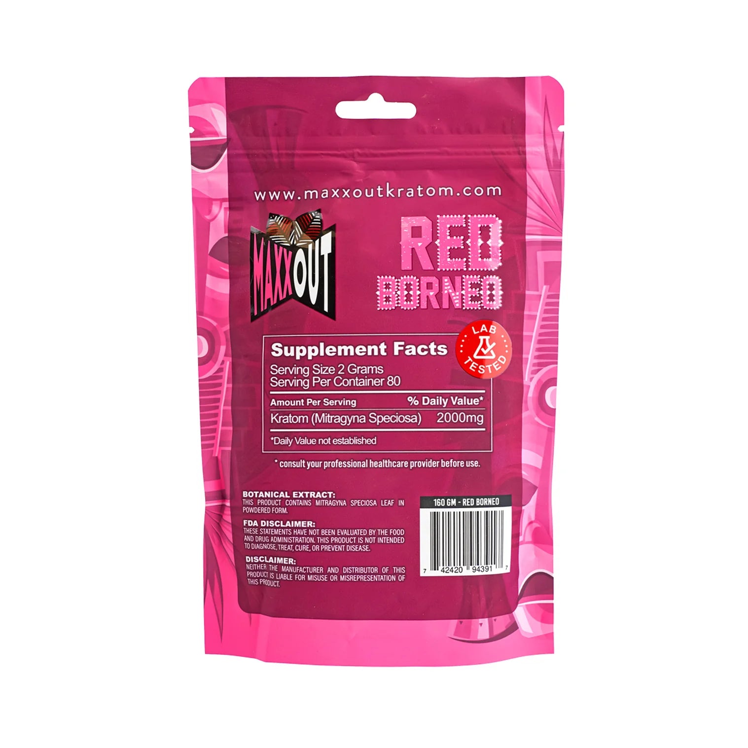 MaxxOut Nano Kratom 160gm Powder