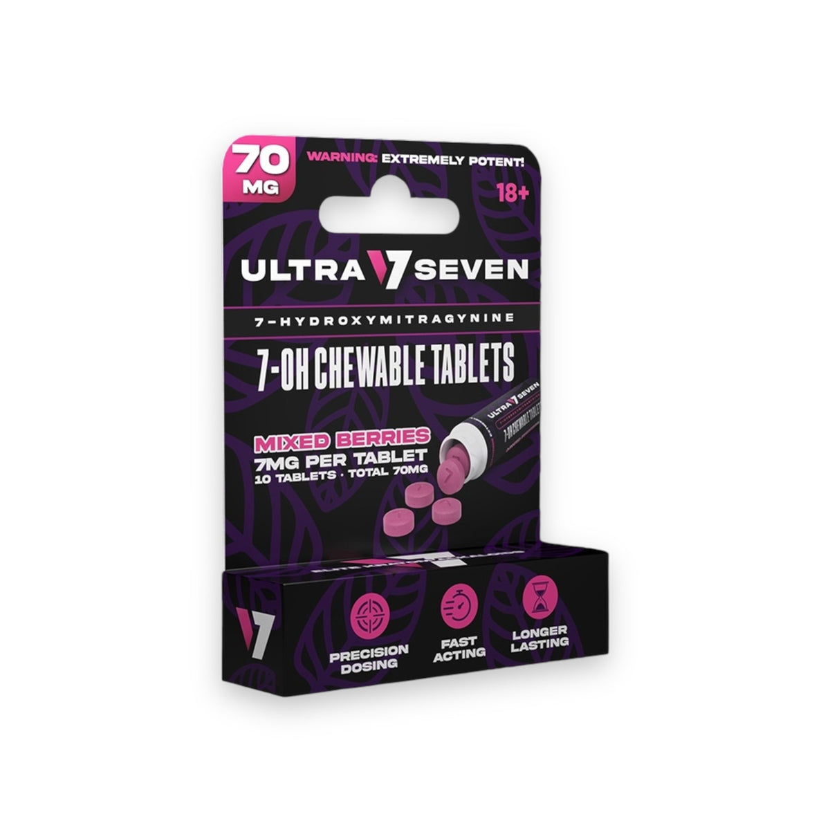 Ultra Seven 7-Oh Mixed Berry Chewable Tablets – 70mg