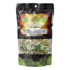 Earth Kratom Organic 150ct Premium Mitragyna Speciosa