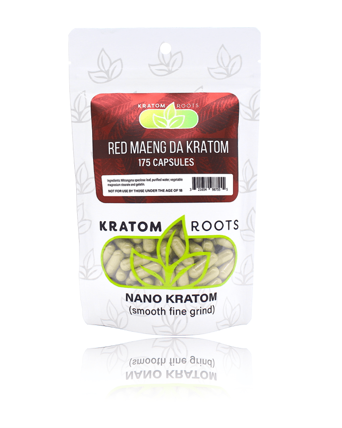 Kratom Roots - 175 Capsules High Quality NANO Kratom - KR Sky