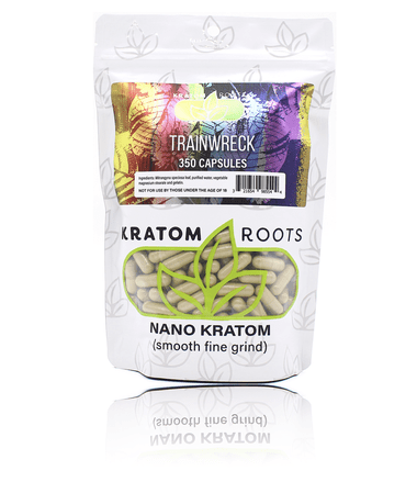 Kratom Roots - 350 Capsules High Quality NANO Kratom - KR Sky