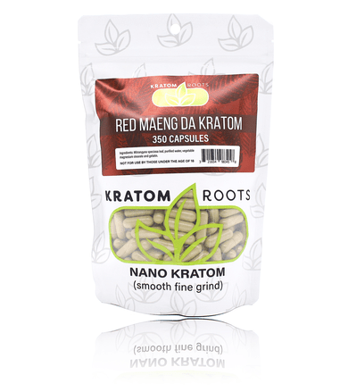 Kratom Roots - 350 Capsules High Quality NANO Kratom - KR Sky