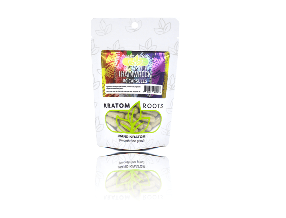 Kratom Roots - 80 Capsules High Quality NANO Kratom - KR Sky