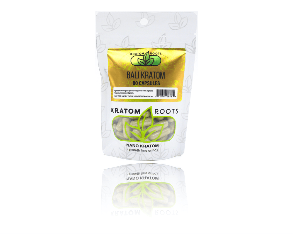 Kratom Roots - 80 Capsules High Quality NANO Kratom - KR Sky