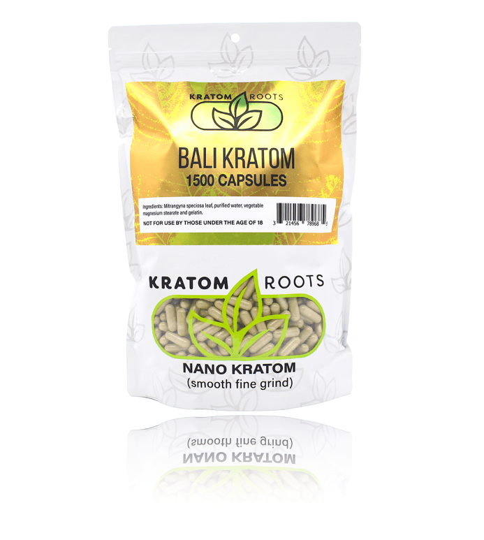 Kratom Roots Kilo / 1,500 Capsules High Quality NANO Kratom - KR Sky