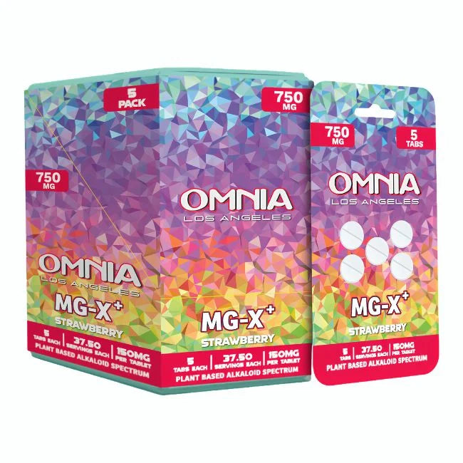 OMNIA MG-X+ Plant-Based Alkaloid Spectrum Tablets 150mg 5ct
