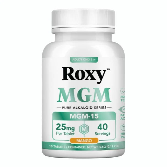 ROXY MGM-15 Pure Alkaloid Series Tablets 25mg 10ct